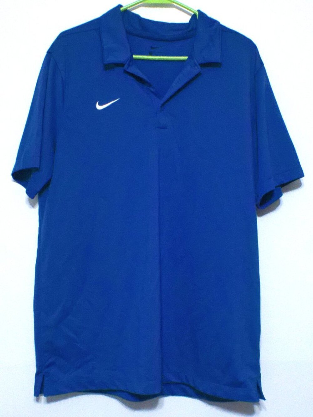 Nike Dri-FIT Performance Polo Shirt Royal Blue Men's Large